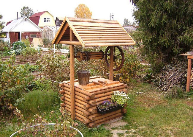 Домики для колодцев