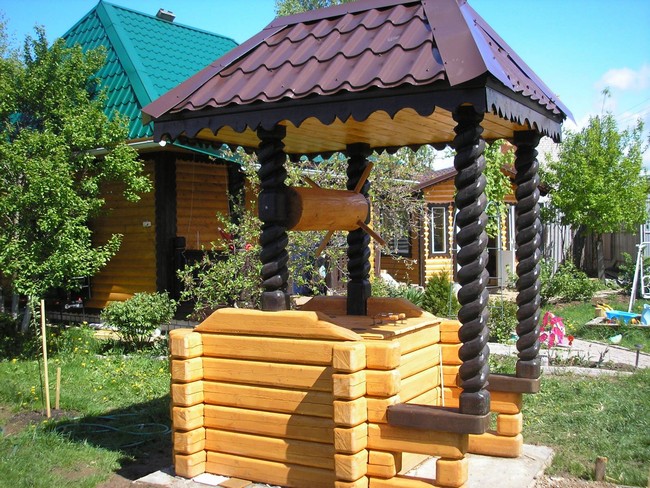 Домики для колодцев