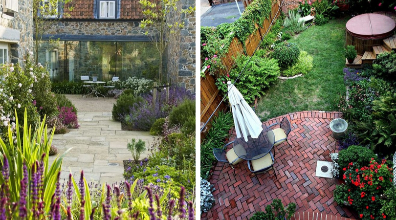 55 удачных вариантов дизайна маленького двора частного дома: