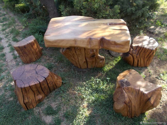 деревянная уличная мебель