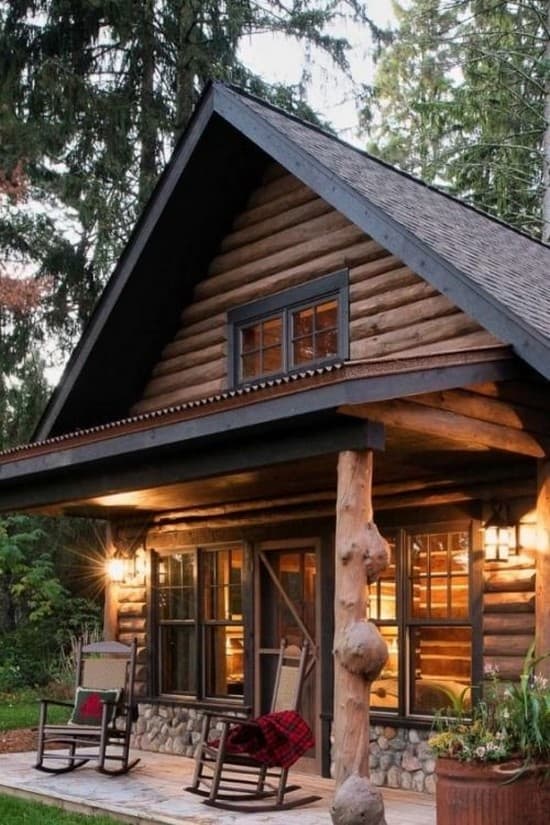 дачный дом из дерева