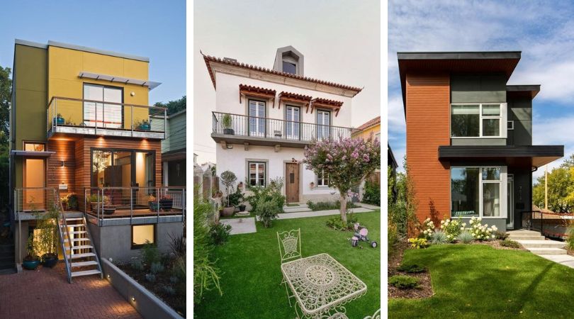 Комфортный двухэтажный дом для небольшой семьи: 30 современных решений
