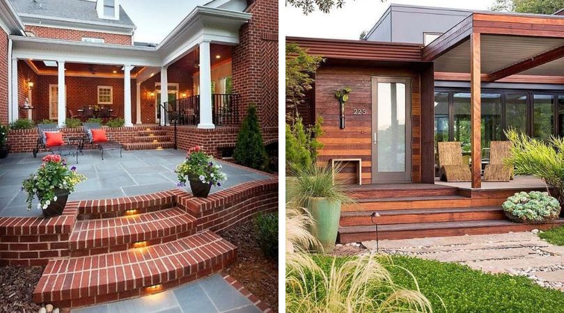 Красивый дизайн входа в дом: 25 достойных вариантов