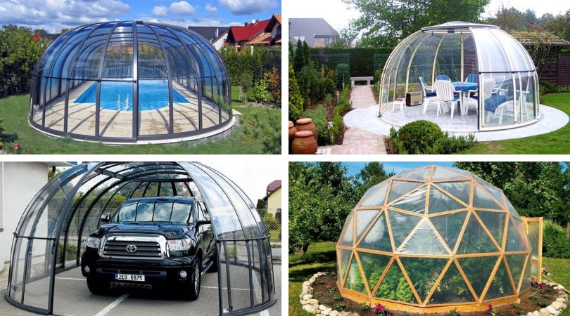 Выбирем купольную систему для комфортного двора и сада: 37 лучших идей