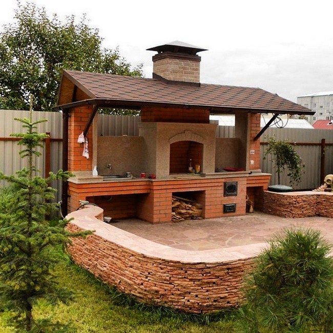 Садовая беседка с барбекю: 50 идей для удачного отдыха | Живу за городом