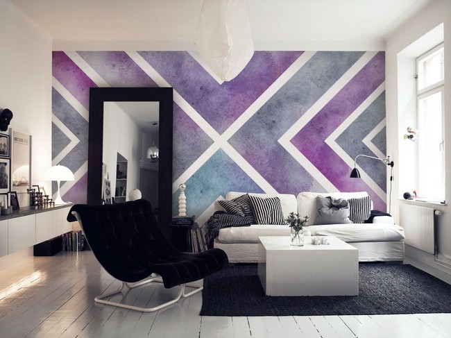 Дизайн интерьера с покраской стен