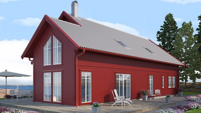 Загородный дом в скандинавском стиле