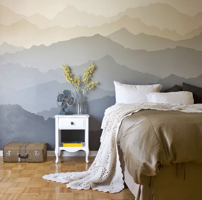 Необычная покраска стен