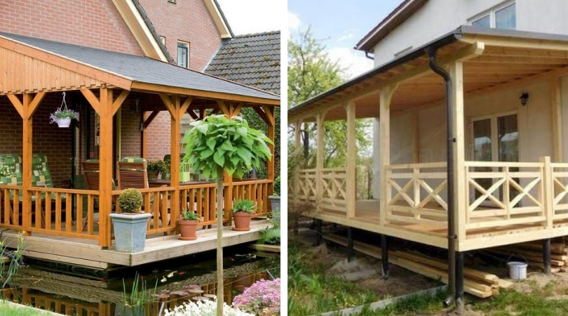 Веранда на даче летний дачный дом с пристройкой размером 4х6 оформление веранды в садовом домике террасной плиткой и другие варианты дизайна